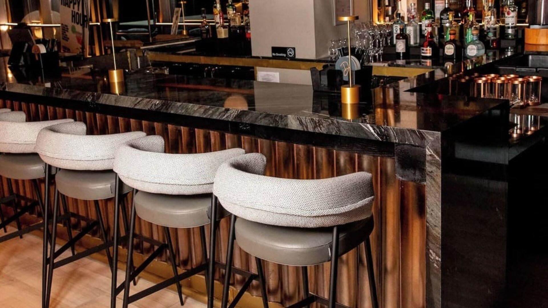 Hotel bar and lounge at The Draper New York.