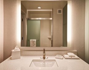 Day use room at Home2 Suites By Hilton San Francisco Airport North.