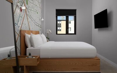 Day use room at The Baltic Hotel.