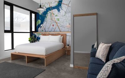 Day use room at The Baltic Hotel.