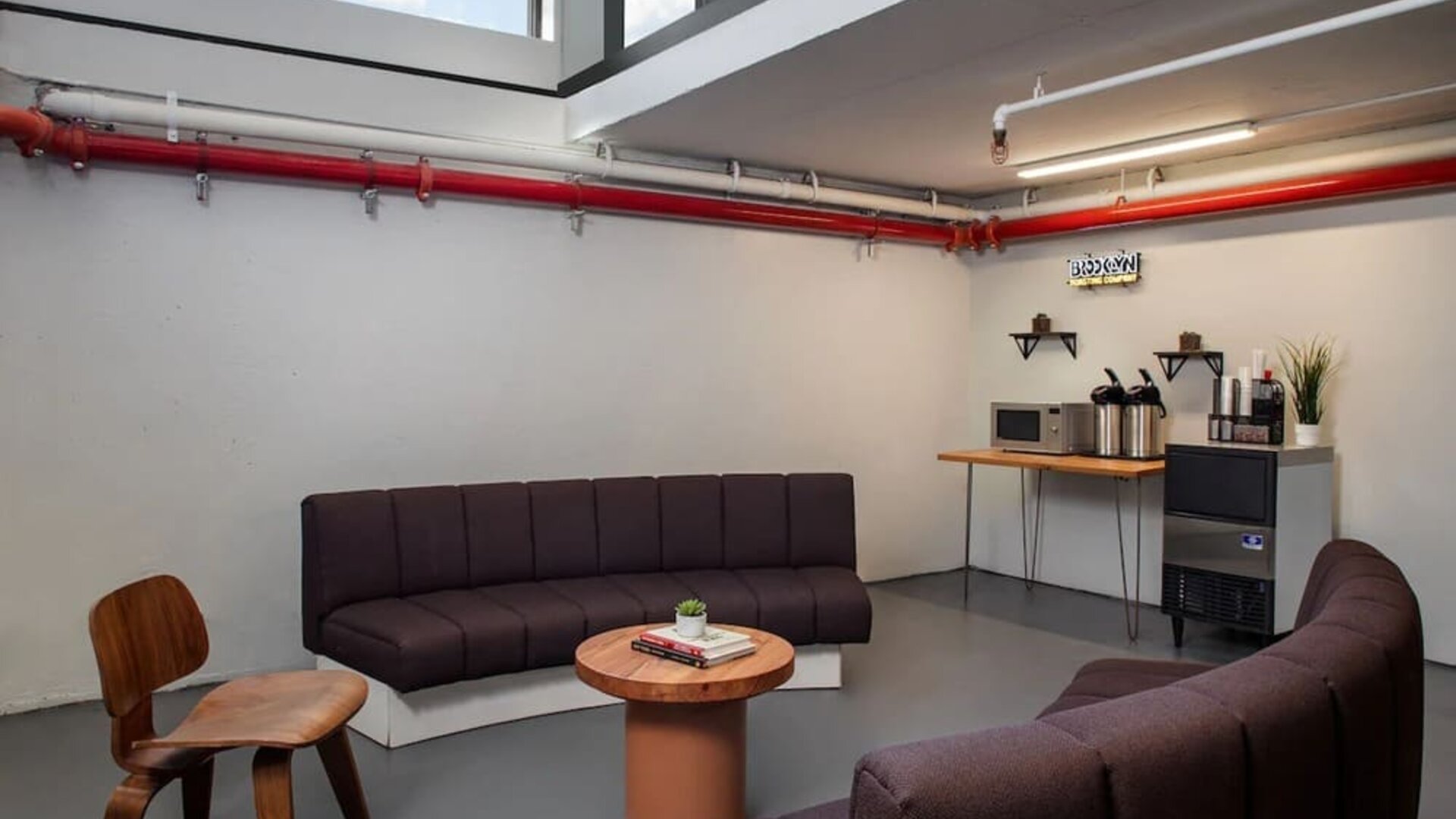 Lobby seating at The Baltic Hotel.