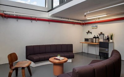 Lobby seating at The Baltic Hotel.