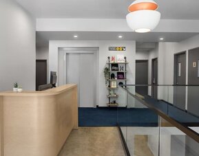 Reception desk at The Baltic Hotel.