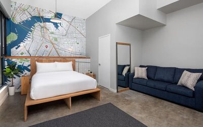 Day use room at The Baltic Hotel.