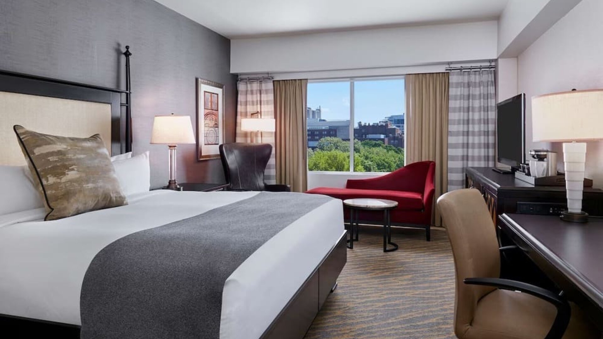 Day use room at The Inn At Penn, A Hilton Hotel.