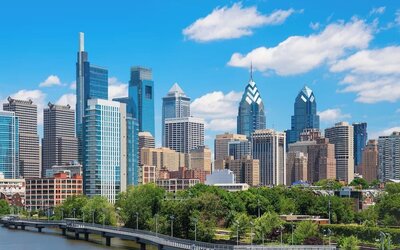 City views at The Inn At Penn, A Hilton Hotel.