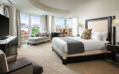 Day use room at The Inn At Penn, A Hilton Hotel.