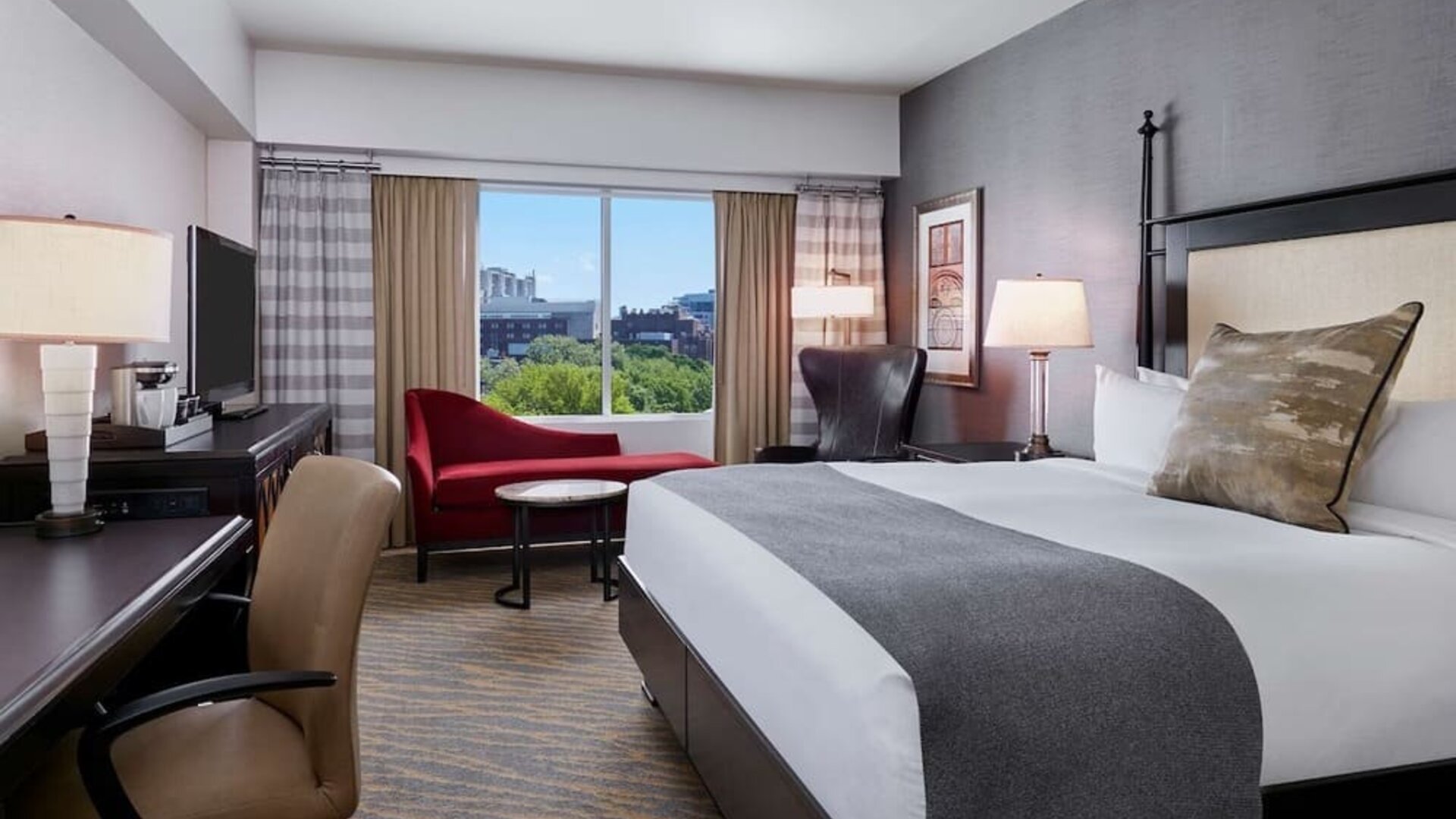 Day use room at The Inn At Penn, A Hilton Hotel.