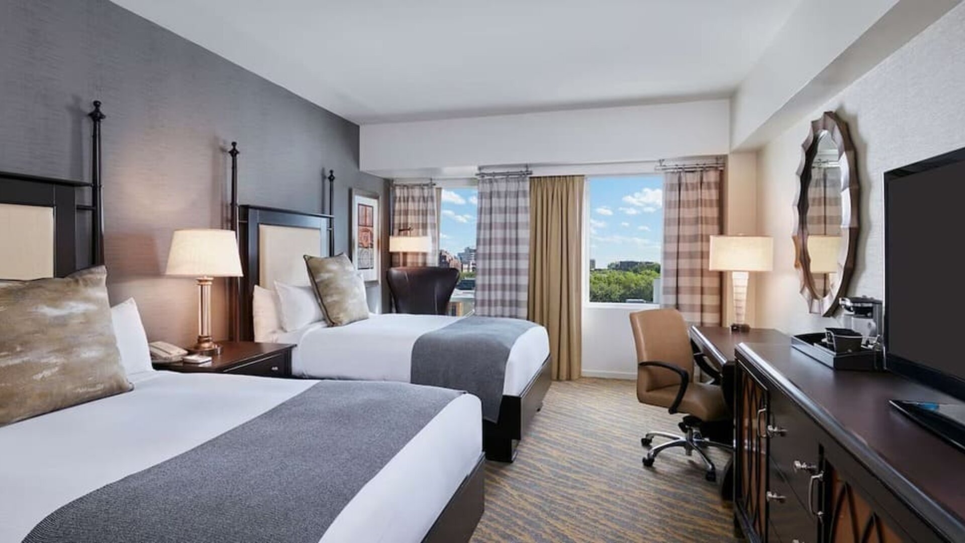 Day use room at The Inn At Penn, A Hilton Hotel.