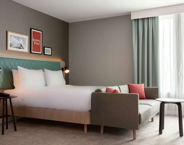 Day use room at Hilton Garden Inn Paris Orly Airport.