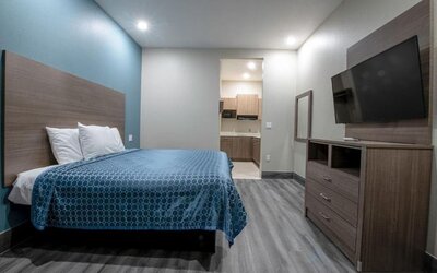 Day use room at Azul Inn, Houston.