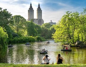 City landmarks at Nap York Central Park.