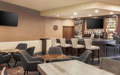 Hotel bar at Four Points By Sheraton San Diego.
