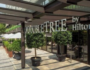 Hotel entrance at DoubleTree By Hilton Berlin Ku'damm.