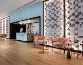 Hotel reception at DoubleTree By Hilton Berlin Ku'damm.