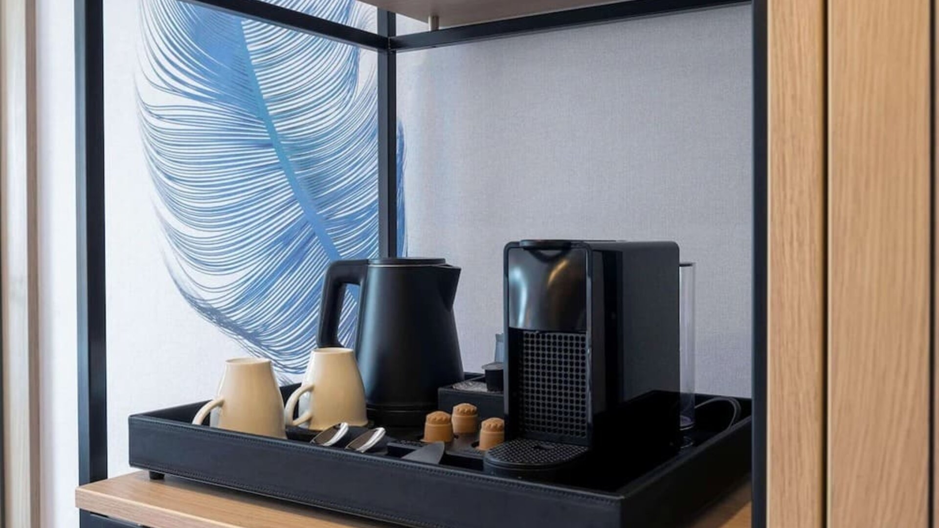 Coffee station at DoubleTree By Hilton Berlin Ku'damm.