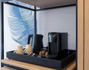 Coffee station at DoubleTree By Hilton Berlin Ku'damm.