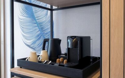Coffee station at DoubleTree By Hilton Berlin Ku'damm.