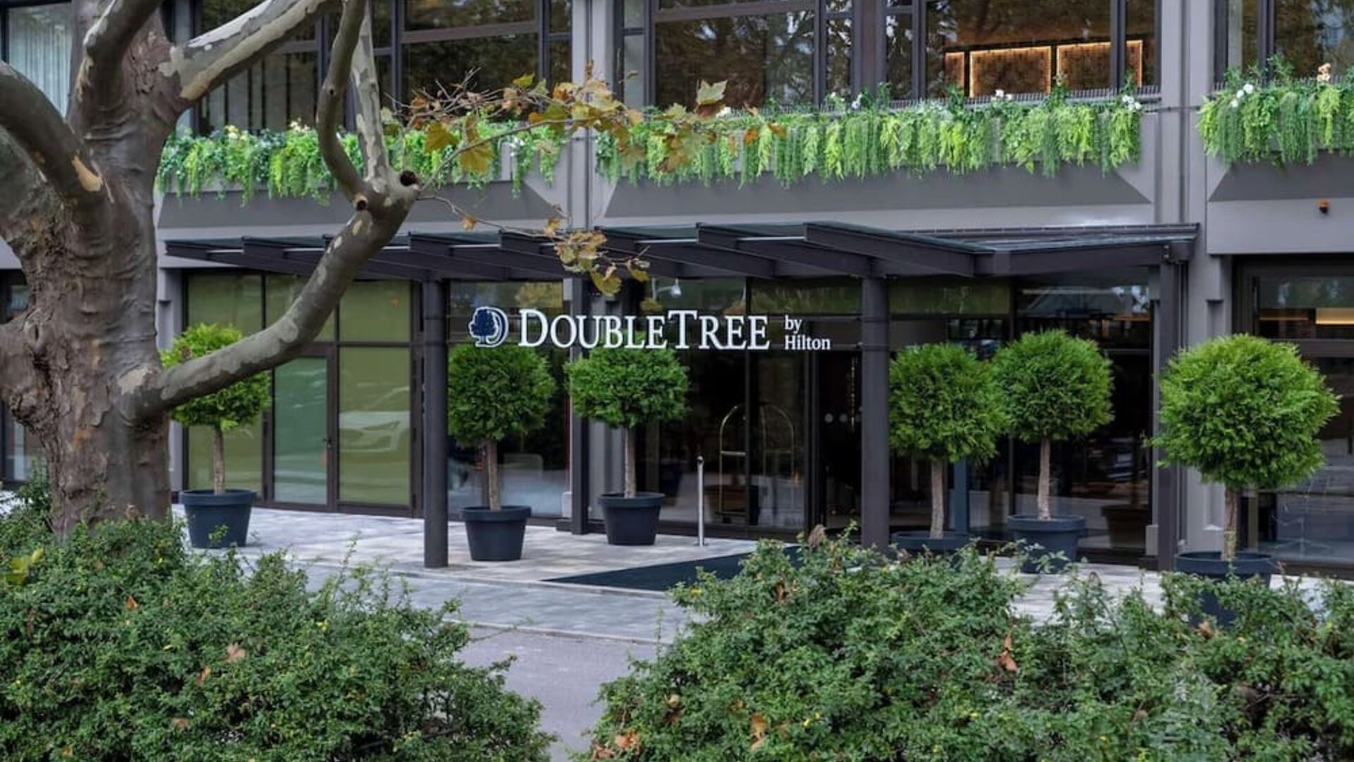 Hotel entrance at DoubleTree By Hilton Berlin Ku'damm.