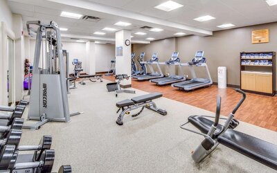 Gym at Embassy Suites By Hilton Parsippany.
