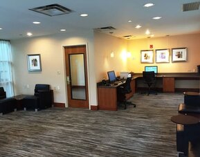 Business center at Embassy Suites By Hilton Parsippany.