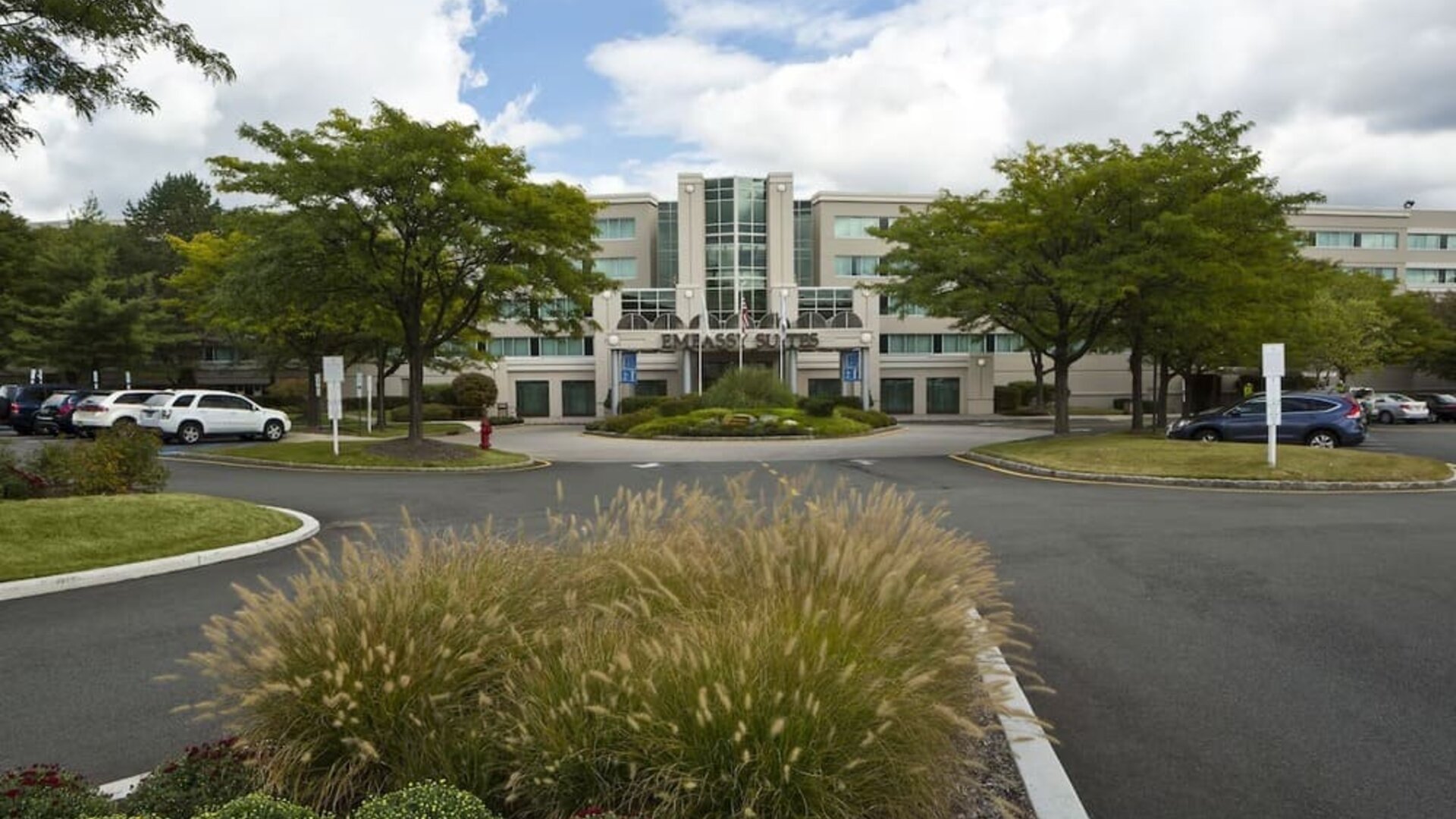 Parking available at Embassy Suites By Hilton Parsippany.