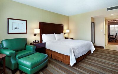 Day use room at Embassy Suites By Hilton Parsippany.