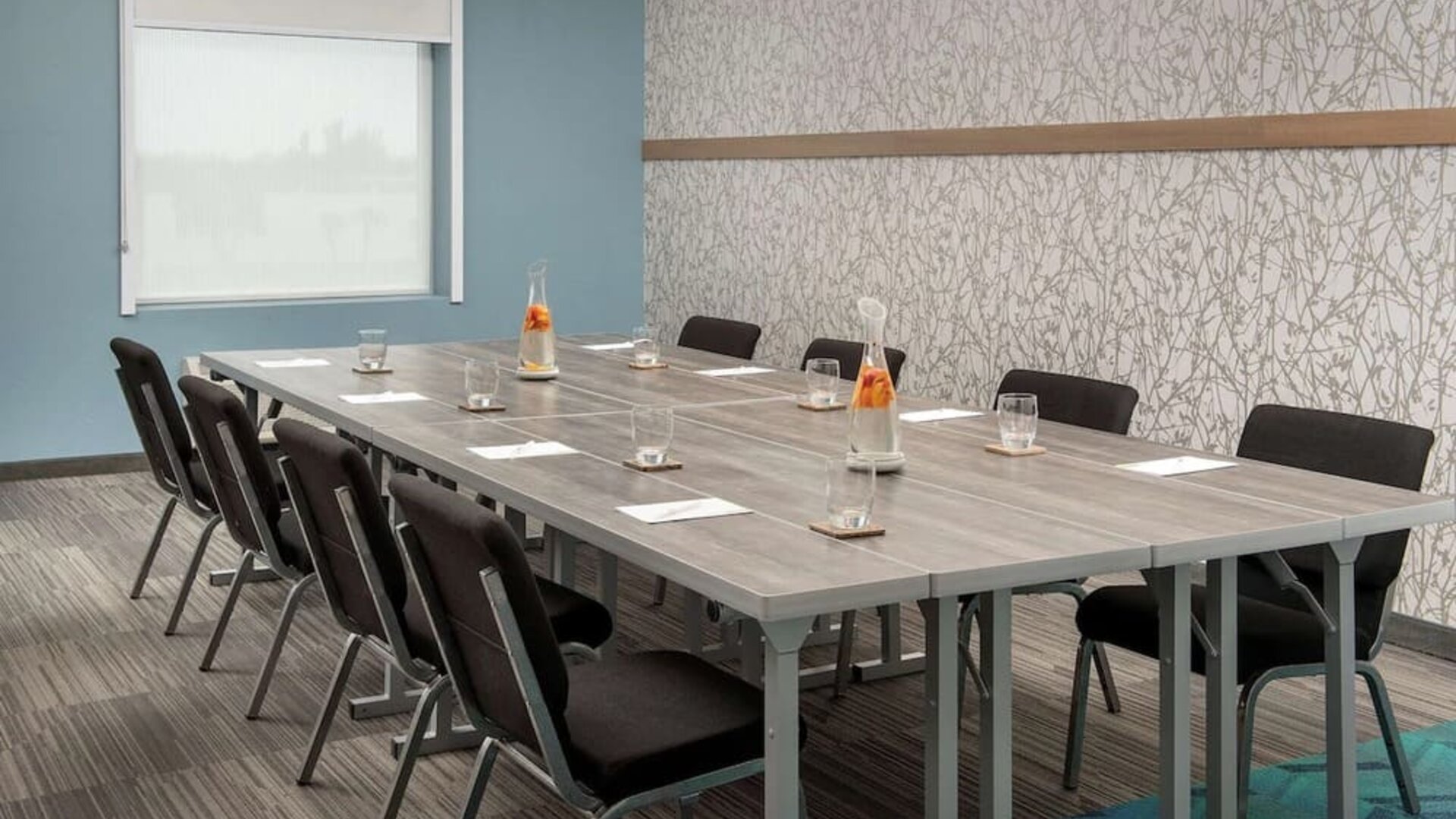 Meeting room at Home2 Suites By Hilton Miami Doral West Airport.