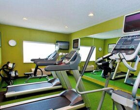 Gym at Fairfield Inn & Suites Joliet North/Plainfield.