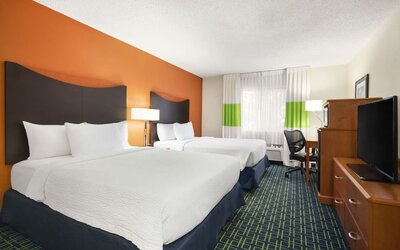 Day use room at Fairfield Inn & Suites Joliet North/Plainfield.