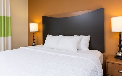 Day use room at Fairfield Inn & Suites Joliet North/Plainfield.