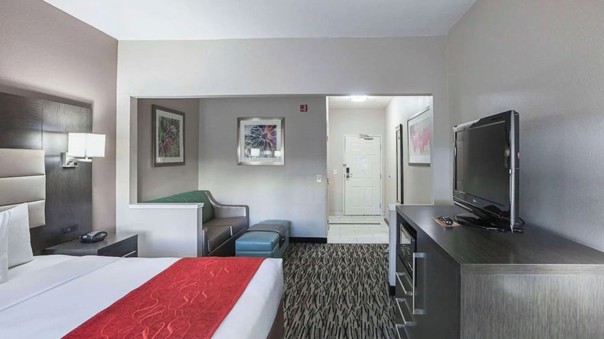 Day use room at Comfort Suites Lewisville.