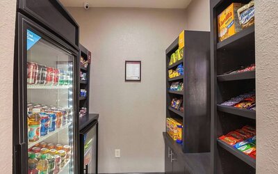 Snack bar at Comfort Suites Lewisville.