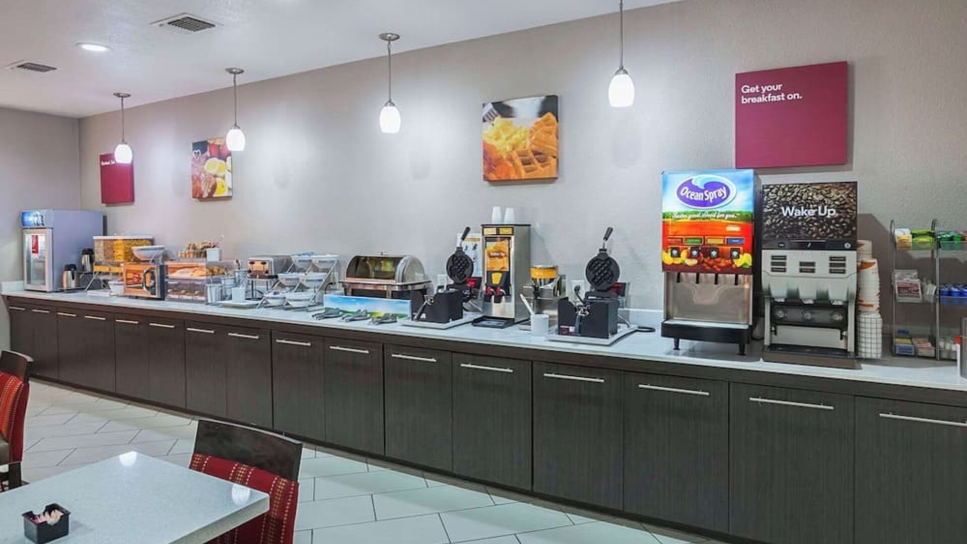 Breakfast available at Comfort Suites Lewisville.