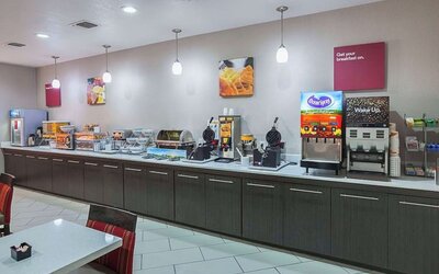Breakfast available at Comfort Suites Lewisville.