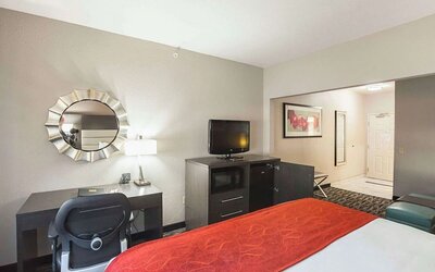 Day use room at Comfort Suites Lewisville.