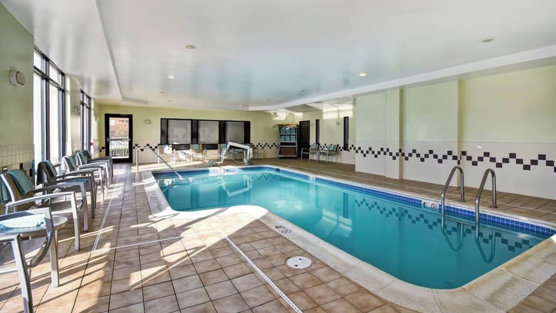 Indoor pool at SpringHill Suites Baltimore BWI Airport.