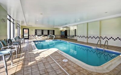Indoor pool at SpringHill Suites Baltimore BWI Airport.