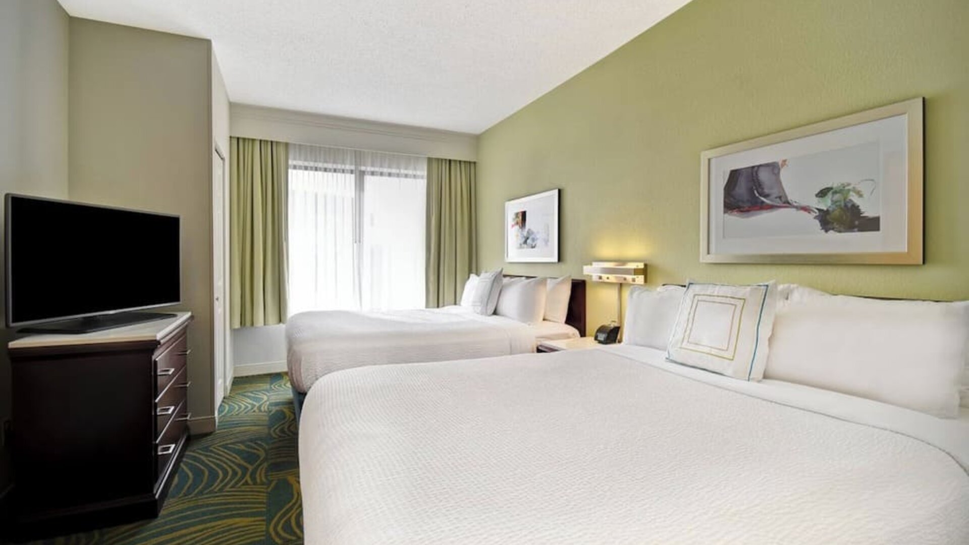 Day use room at SpringHill Suites Baltimore BWI Airport.