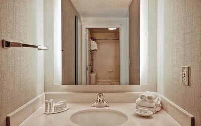 Day use room at SpringHill Suites Baltimore BWI Airport.