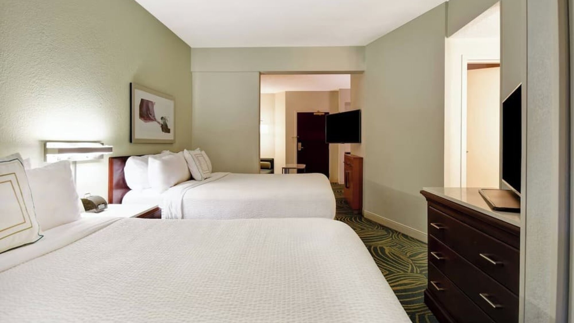 Day use room at SpringHill Suites Baltimore BWI Airport.