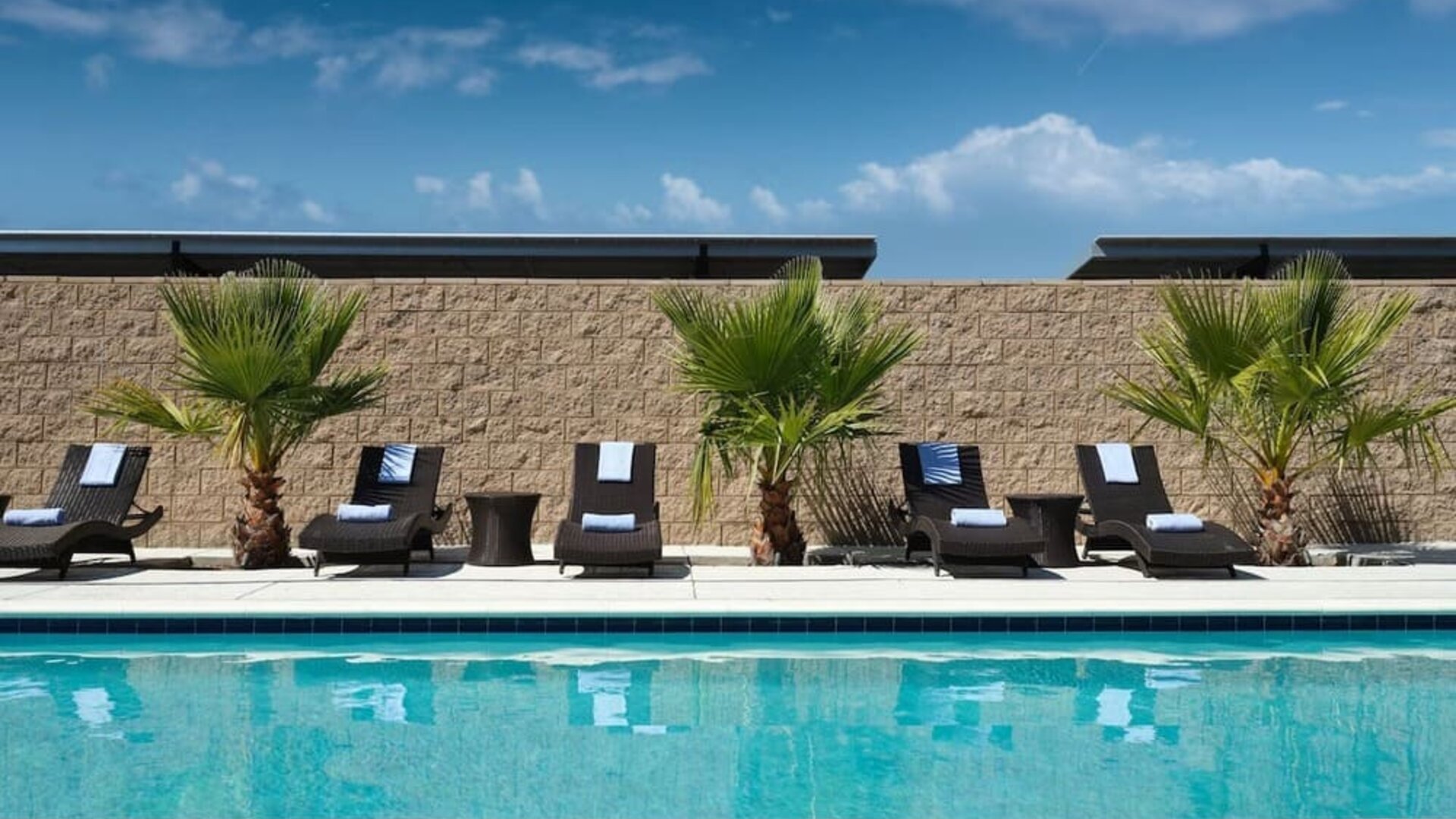 Outdoor pool at SpringHill Suites By Marriott Milpitas.