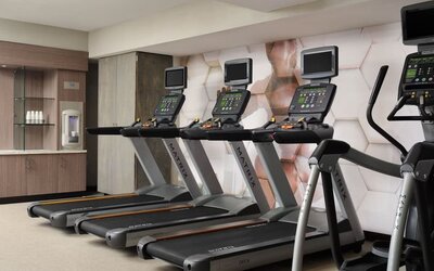 Gym at SpringHill Suites By Marriott Milpitas.