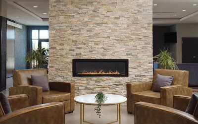 Lobby and lounge at SpringHill Suites By Marriott Milpitas.