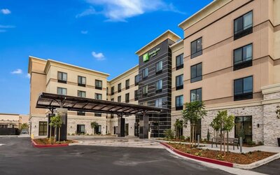 Hotel exterior at Holiday Inn Hotel & Suites Silicon Valley - Milpitas.
