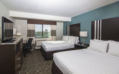 Day use room at Holiday Inn Express Hotel & Suites Carlsbad Beach.