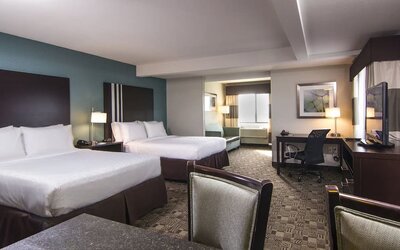 Day use room at Holiday Inn Express Hotel & Suites Carlsbad Beach.