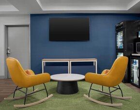 Lobby seating at Spark By Hilton Tucson Airport.