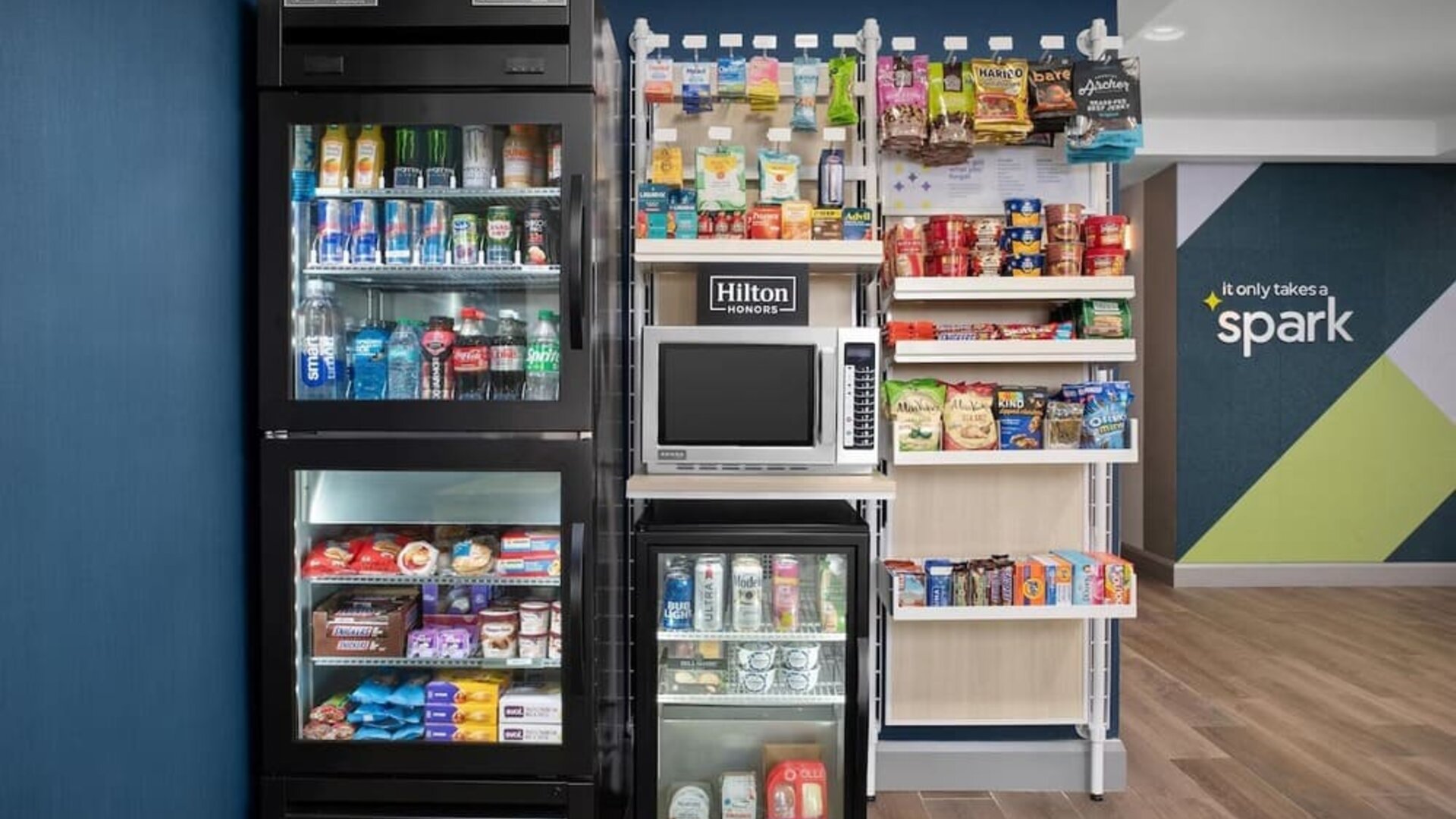 Snack bar at Spark By Hilton Tucson Airport.