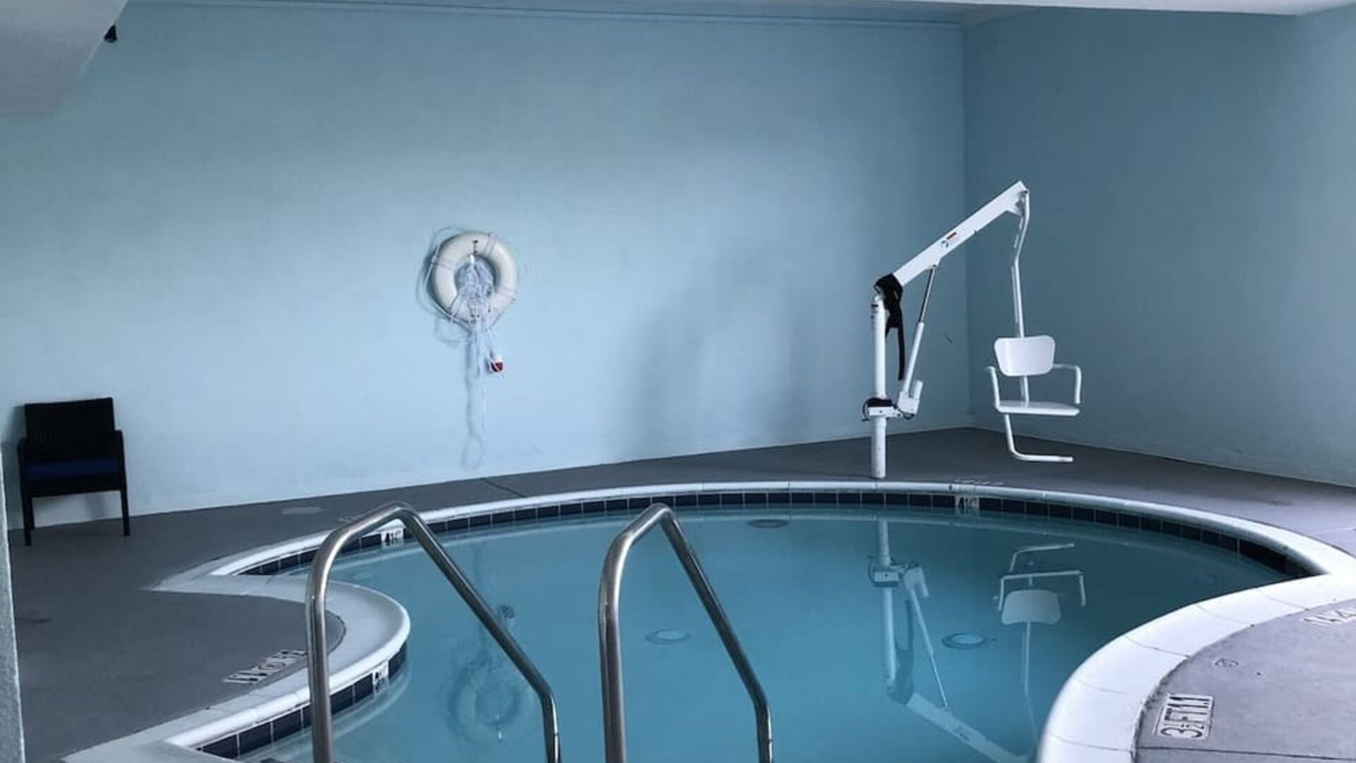 indoor pool at Capri Suites Anaheim.